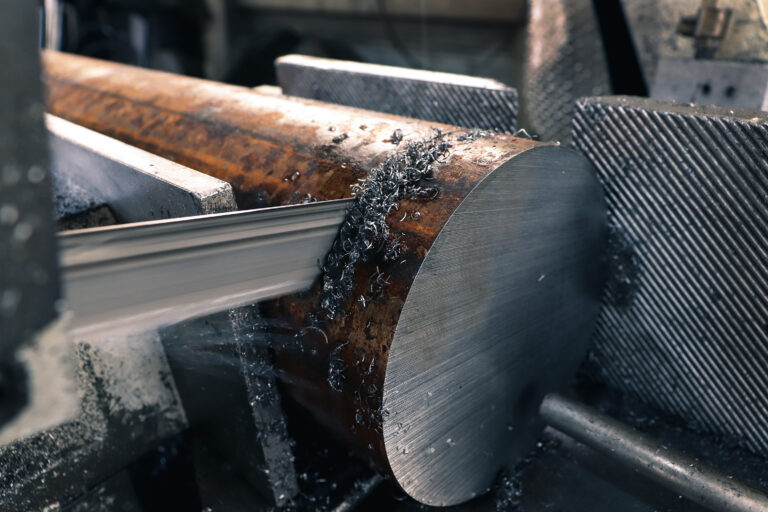Band saw cutting tool steel bar, cutting steel bar, band saw for industrial use